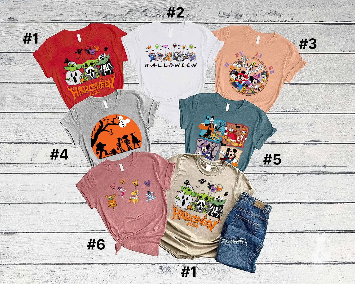 Disney Halloween Shirt, Disney Shirt, Halloween Matching Shirts, Disney Matching Shirts, Disney Trip Shirts, Disneyland Tee DH1907 01