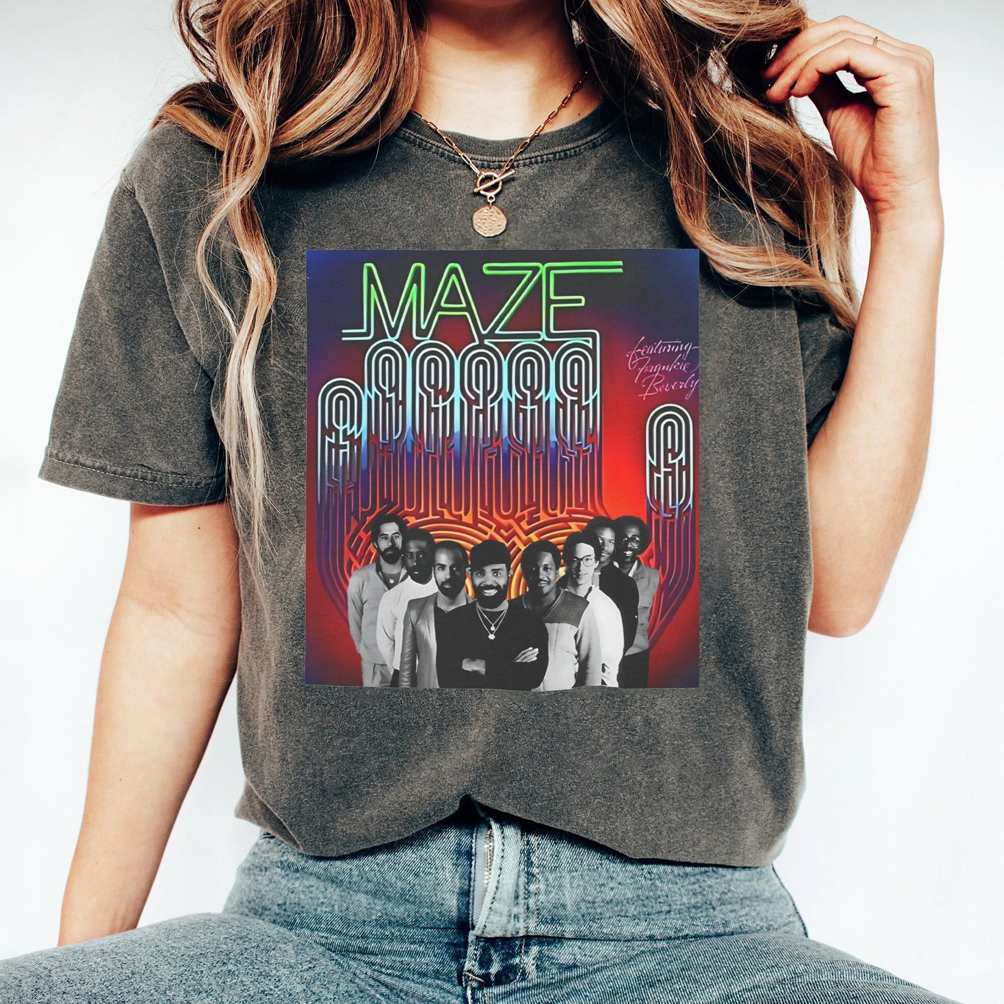 Frankie Beverly and Maze T-Shirt - R&B Soul Music Unisex Tee, Maze Band T-Shirt, Vintage Music Lover Gift, Funk Artist, Frankie Beverly Fan CCC