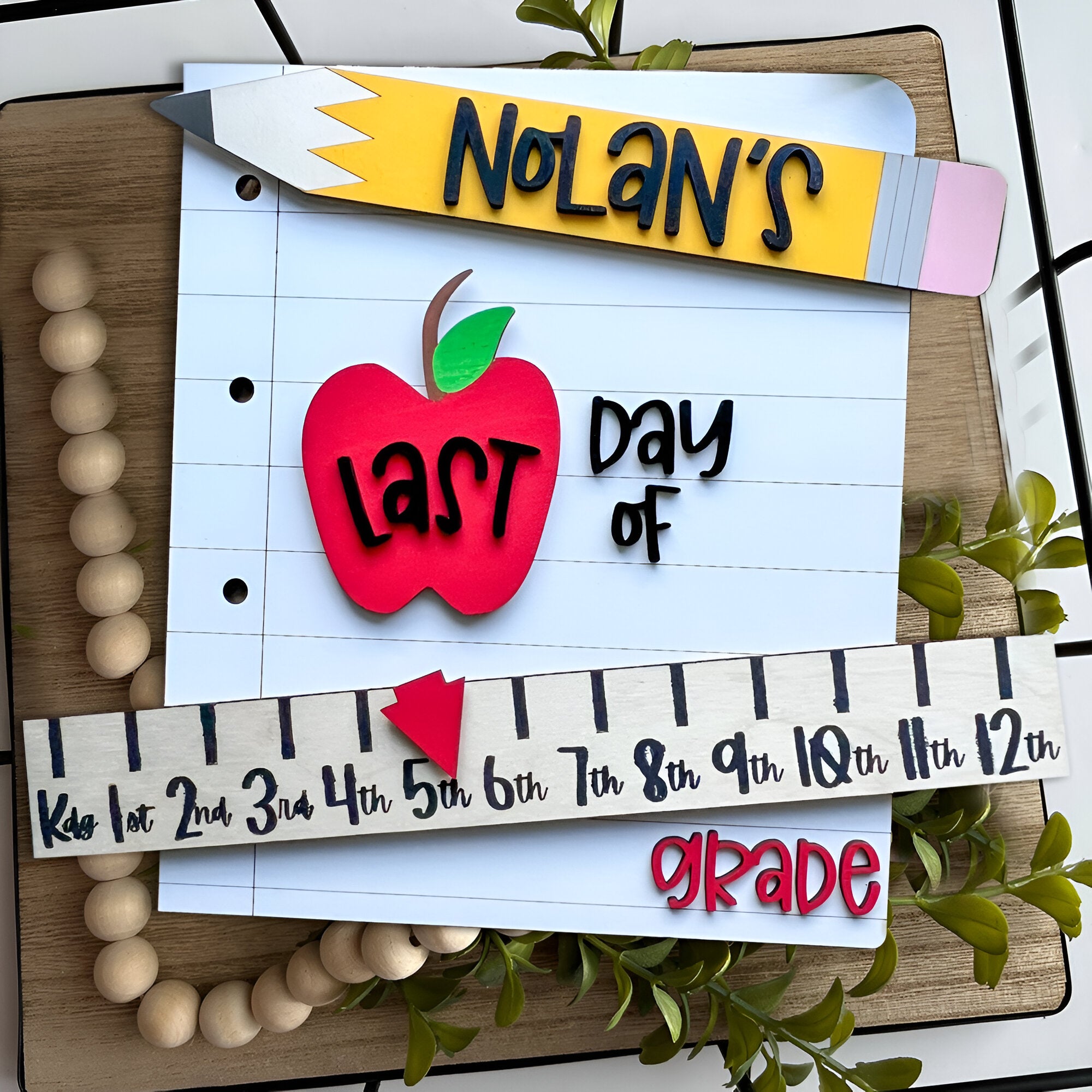 Personalized Reusable Back to School Sign First Day of School Sign With Kids Names Meaningful Gift Ideas For Kids Scsign