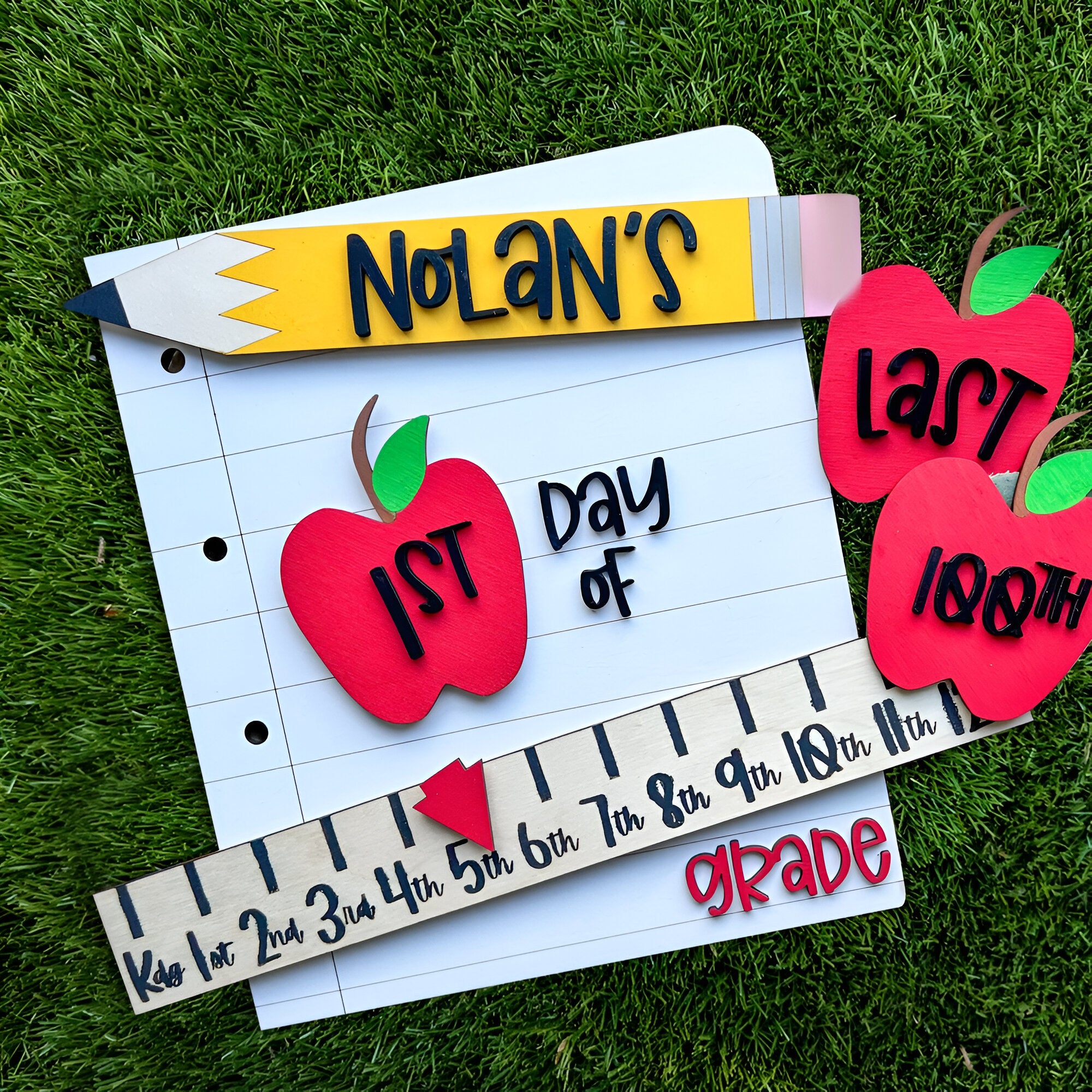 Personalized Reusable Back to School Sign First Day of School Sign With Kids Names Meaningful Gift Ideas For Kids Scsign