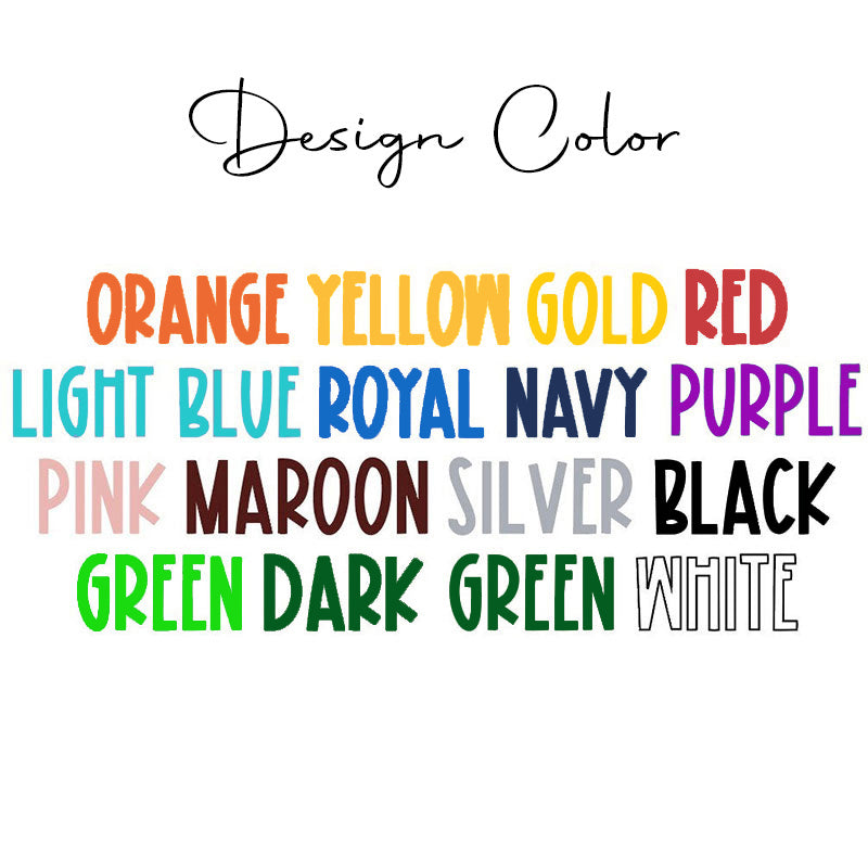 Personalized Mascot And Your Number Simple Font Design Teacher Two Sided T-Shirt 2MAT68