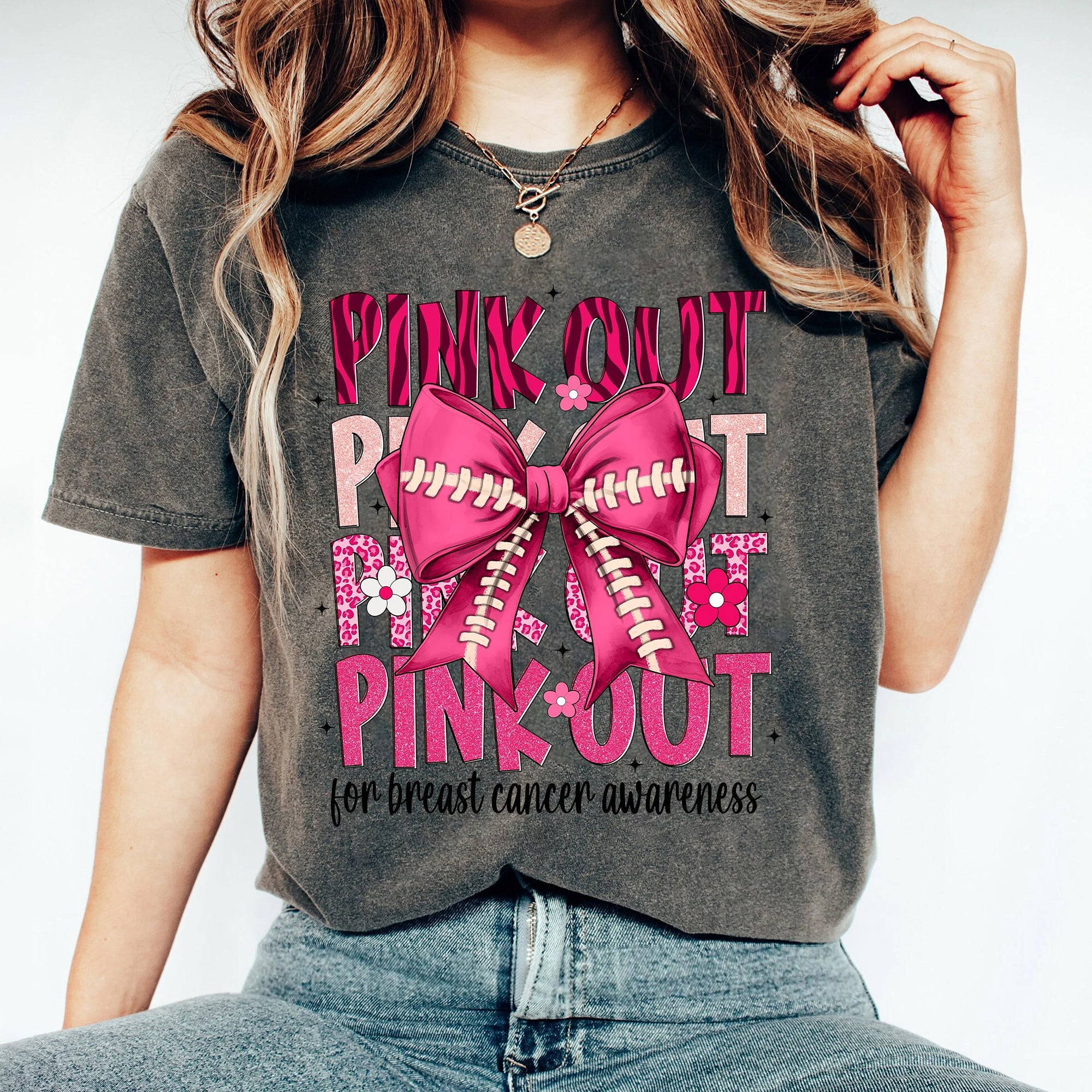 Football Pink Out Shirt, Breast Cancer Football Shirt, Breast Cancer Awareness Shirt, Pink Ribbon, Game Day Shirt, Football Mom Shirt, Tackle Cancer BBB