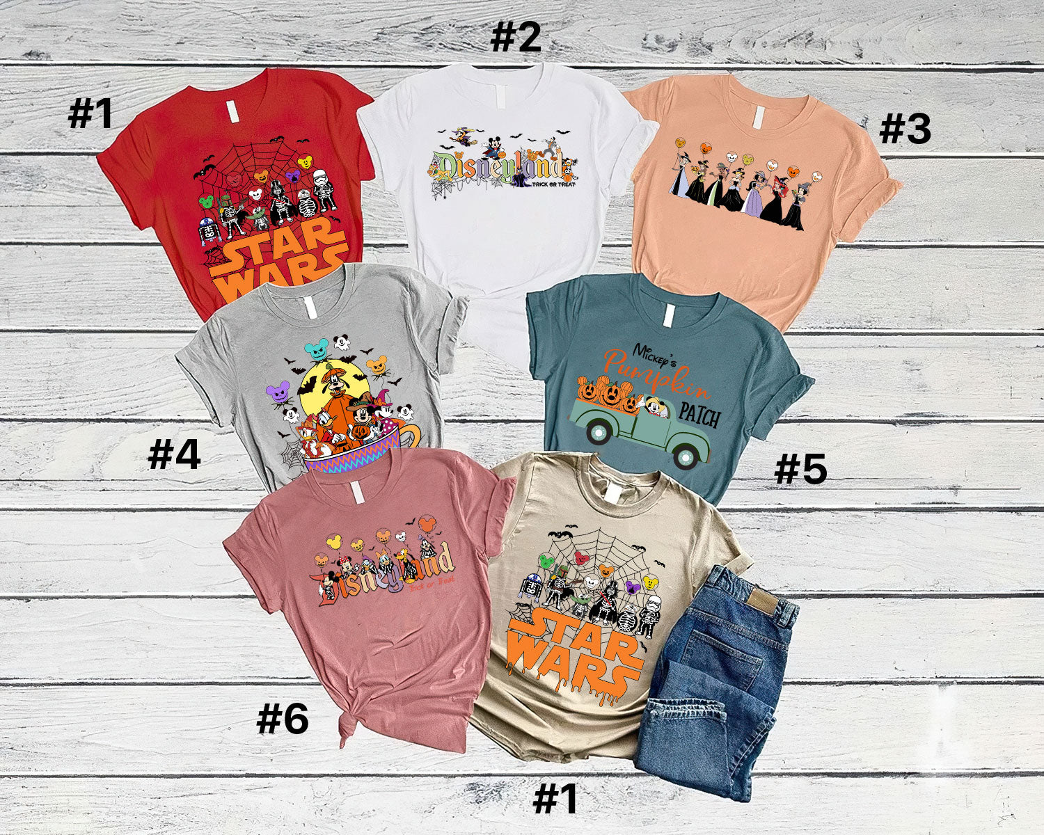 Disney Halloween Shirt, Disney Shirt, Halloween Matching Shirts, Disney Matching Shirts, Disney Trip Shirts, Disneyland Tee DH1907 09