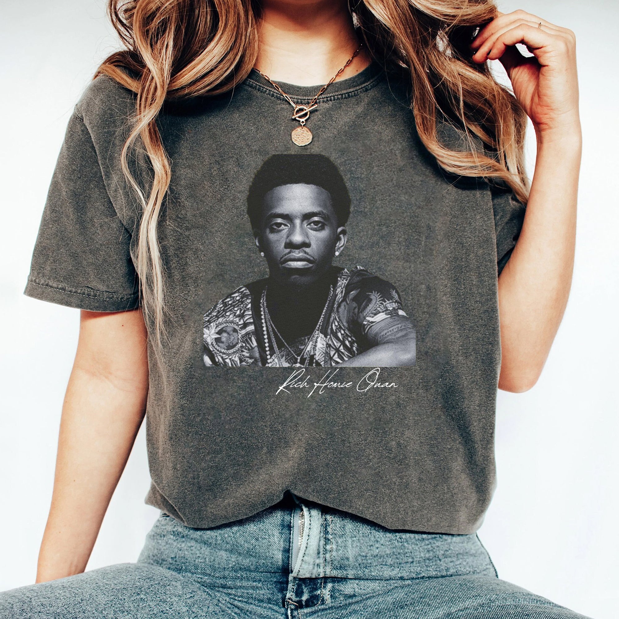 RIP Rich Homie, Vintage Rapper Tee, Quan Hip-hop Shirt 1  GGG