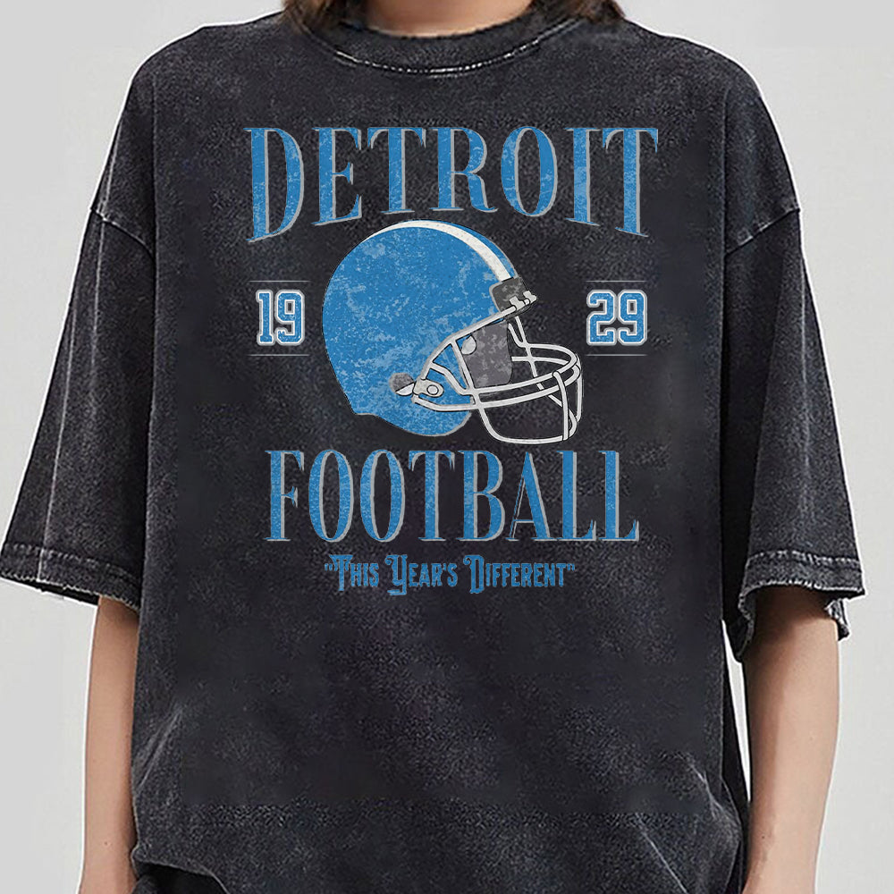Detroit Football Sweatshirt Vintage Detroit Football Fan Shirt, Detroit Game Day Shirt, Trendy Lions Fan Sweatshirt 6 BBB