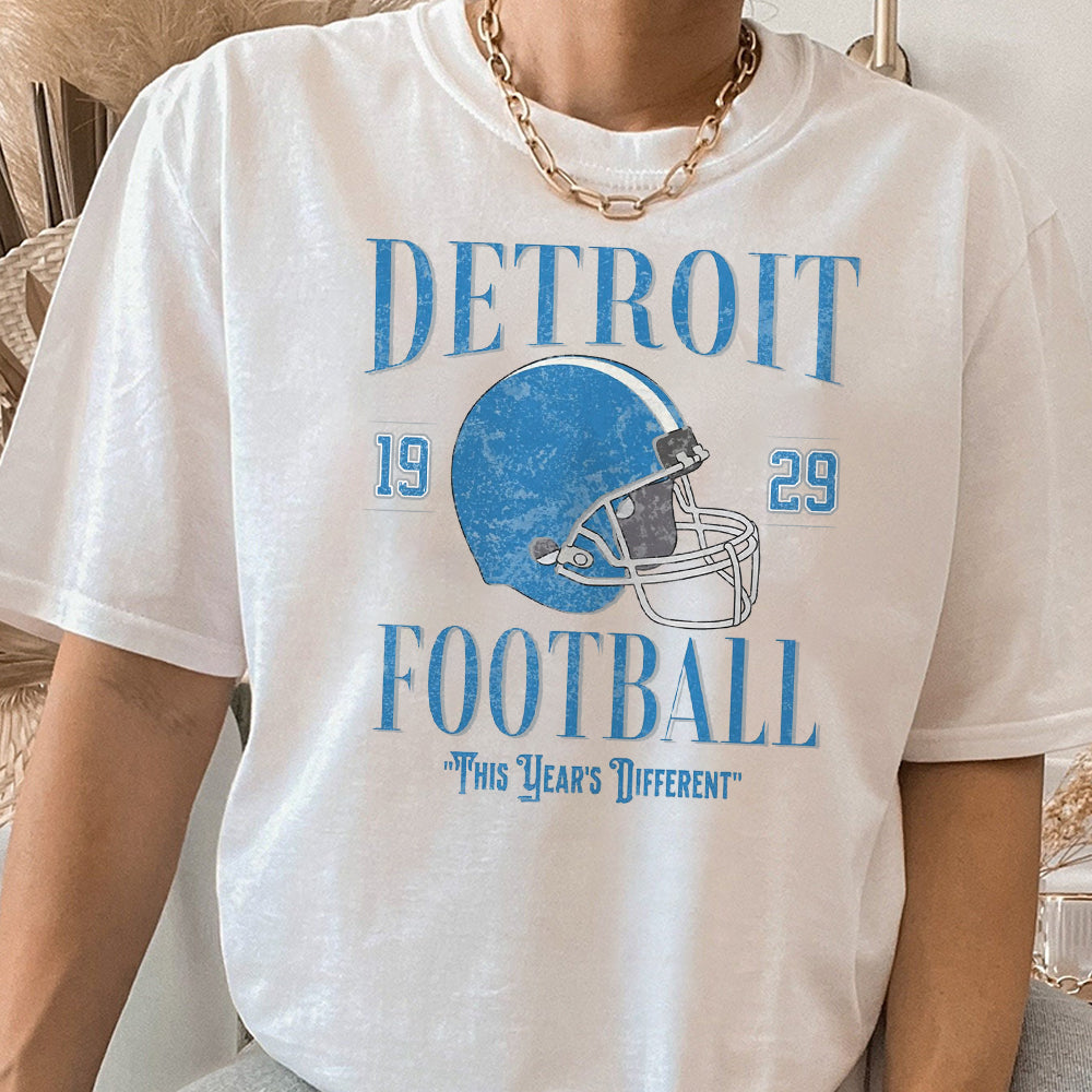 Detroit Football Sweatshirt Vintage Detroit Football Fan Shirt, Detroit Game Day Shirt, Trendy Lions Fan Sweatshirt 6 BBB
