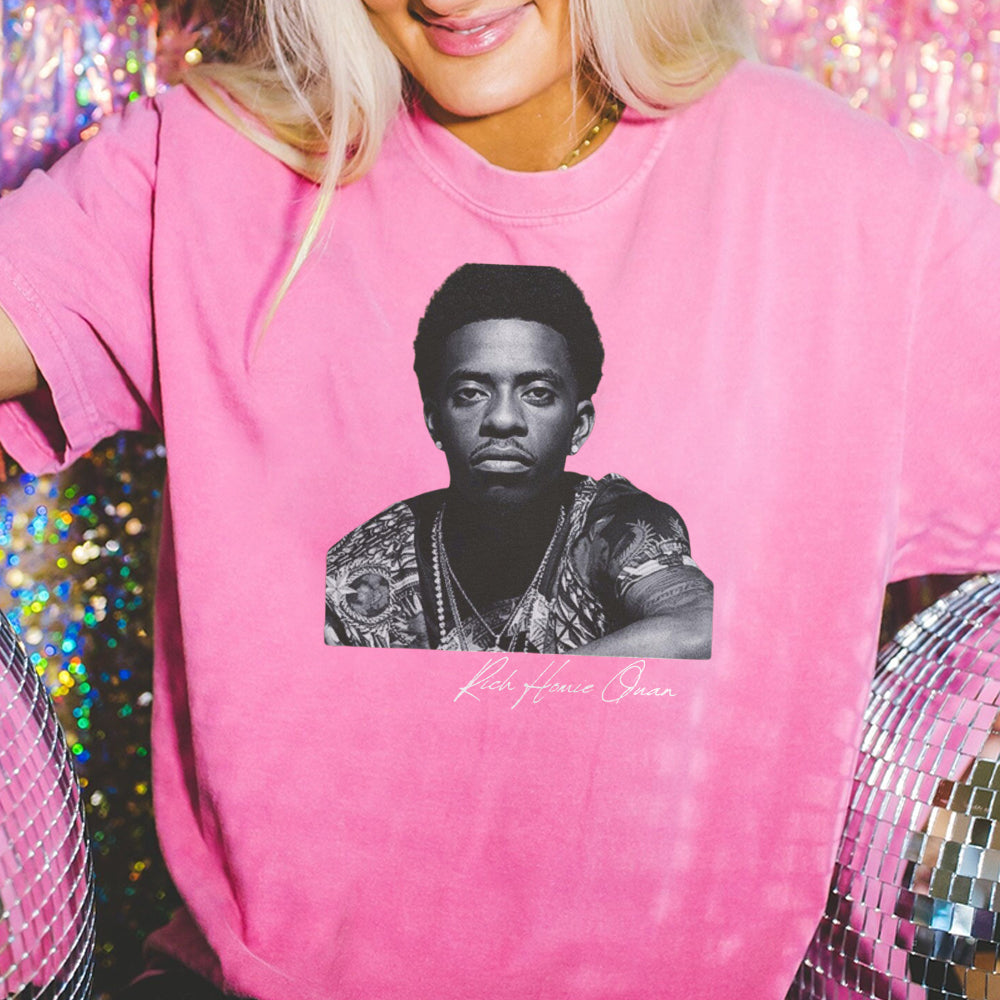RIP Rich Homie, Vintage Rapper Tee, Quan Hip-hop Shirt 1  GGG