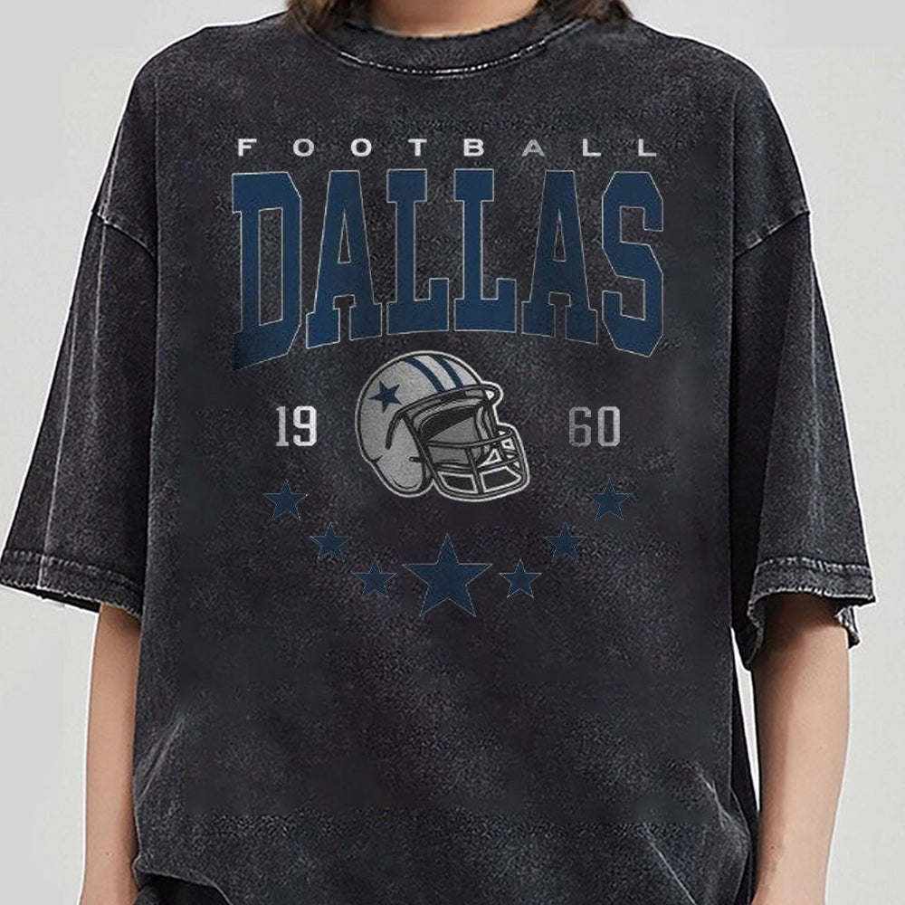 Vintage Dallas Football Sweatshirt, Trendy Dallas Football Fan Gift, Dallas Game Day Shirt, Dallas Shirt, Game Day Shirt 1 DDD