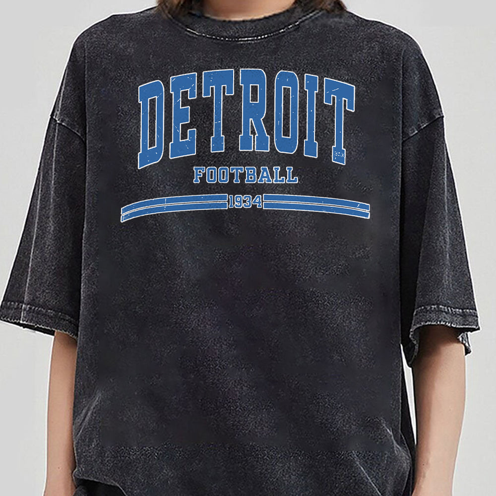 Detroit Football Sweatshirt Vintage Detroit Football Fan Shirt, Detroit Game Day Shirt, Trendy Lions Fan Sweatshirt 2 BBB
