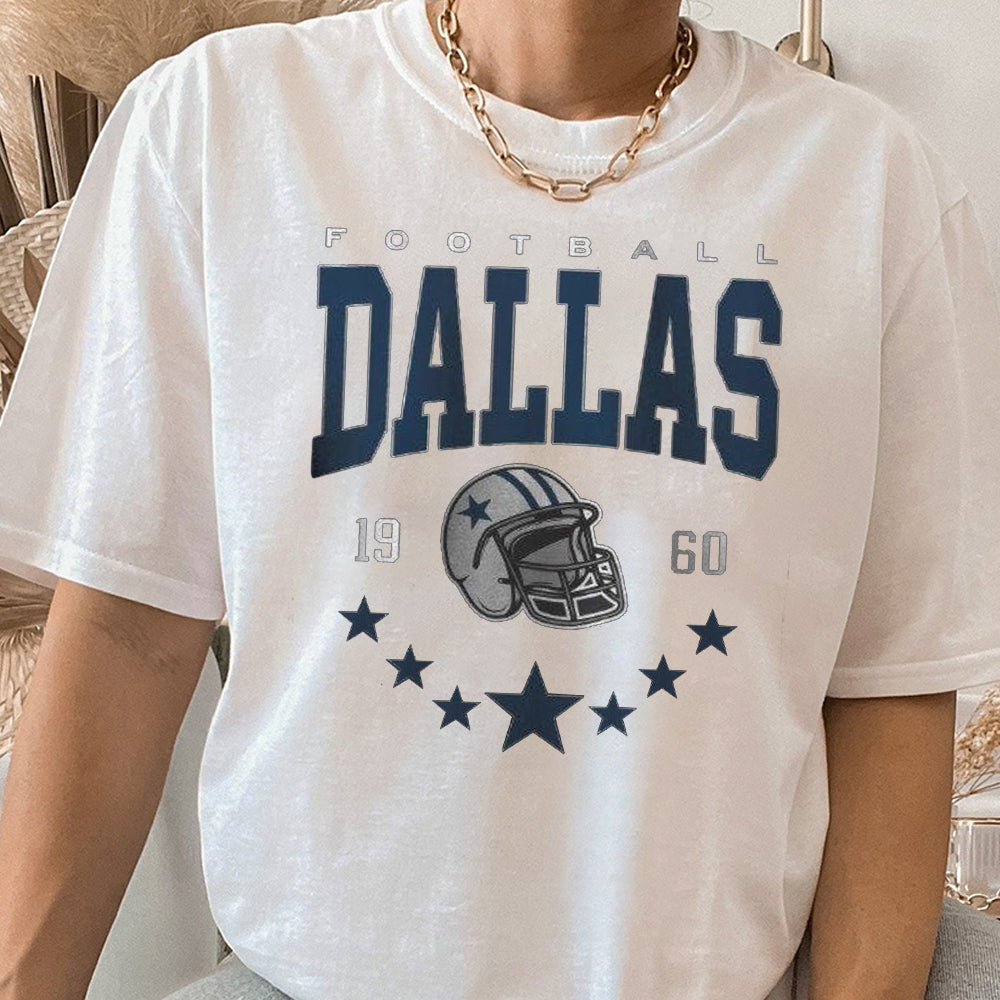 Vintage Dallas Football Sweatshirt, Trendy Dallas Football Fan Gift, Dallas Game Day Shirt, Dallas Shirt, Game Day Shirt 1 DDD