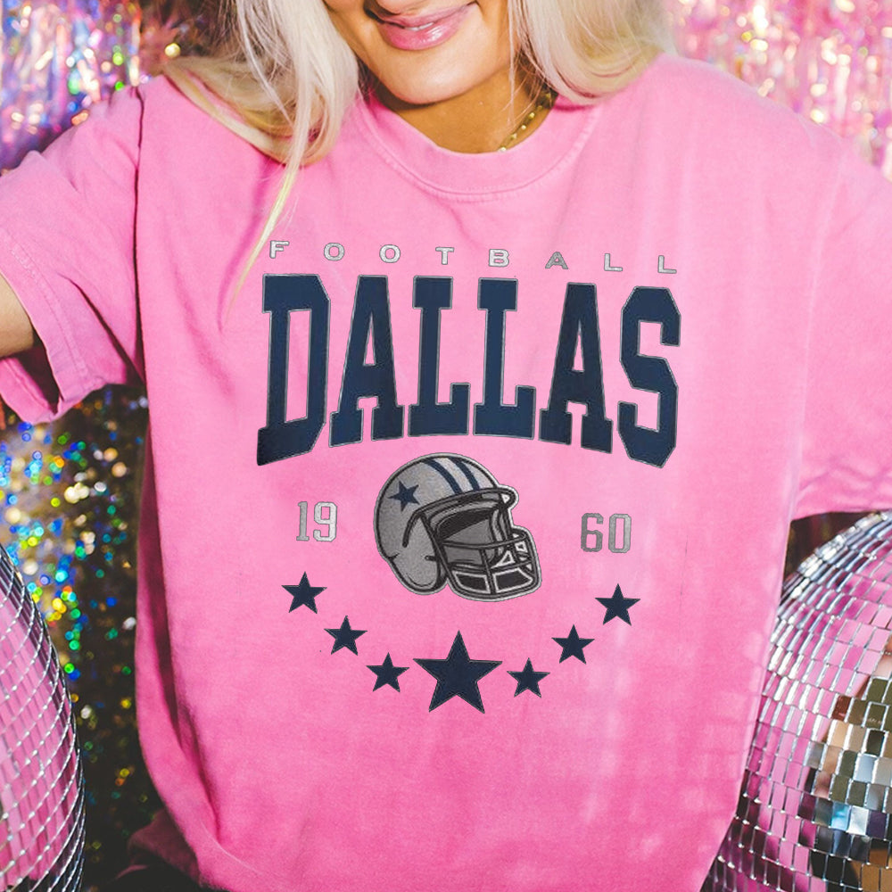 Vintage Dallas Football Sweatshirt, Trendy Dallas Football Fan Gift, Dallas Game Day Shirt, Dallas Shirt, Game Day Shirt 1 DDD