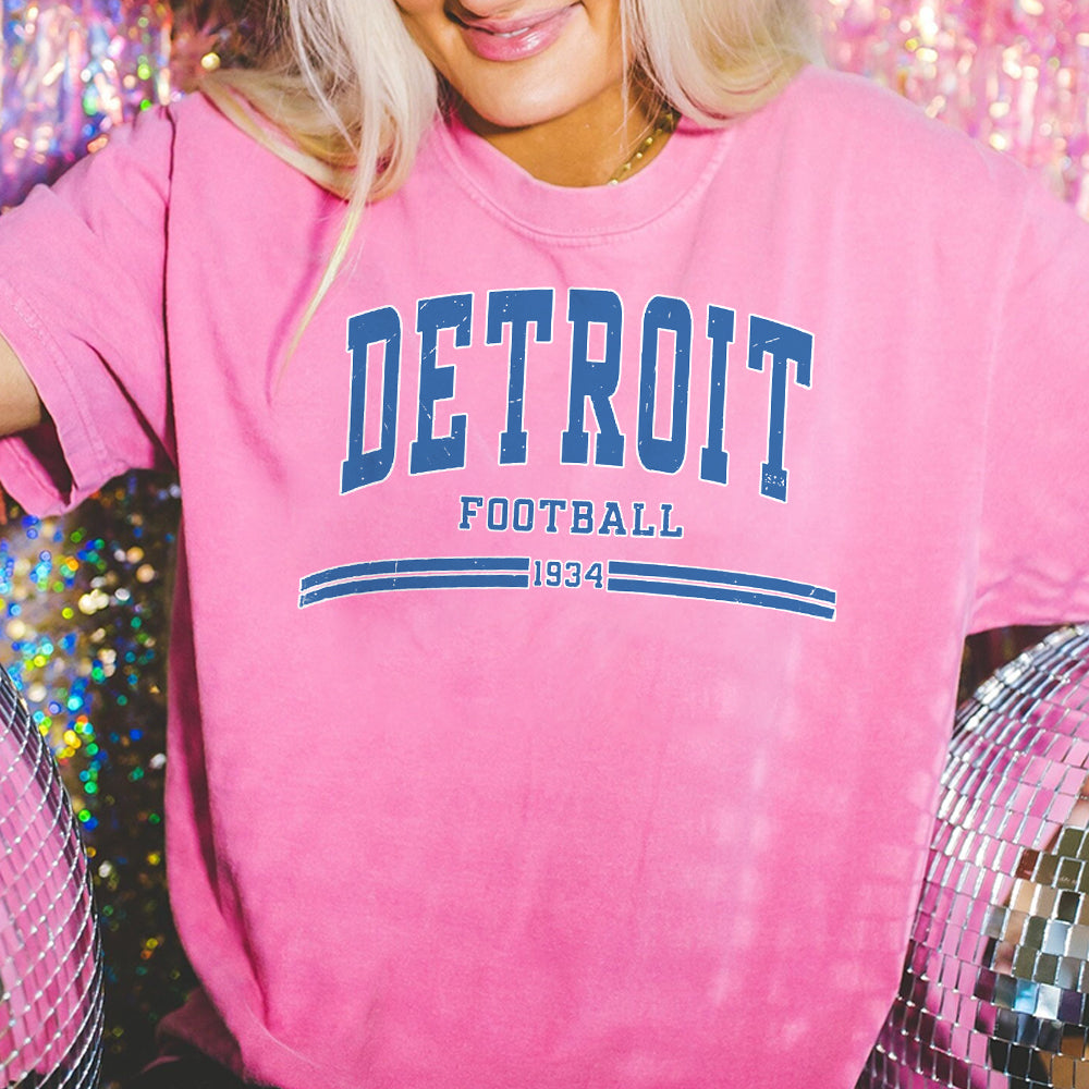 Detroit Football Sweatshirt Vintage Detroit Football Fan Shirt, Detroit Game Day Shirt, Trendy Lions Fan Sweatshirt 2 BBB