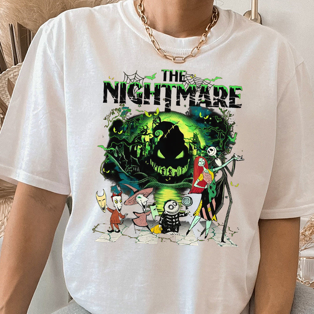 The Nightmare Before Christmas Oogie Boogie Bash Halloween Party Shirt, Halloween Jack Skellington Sally Lock Shock Barrel costume shirt III