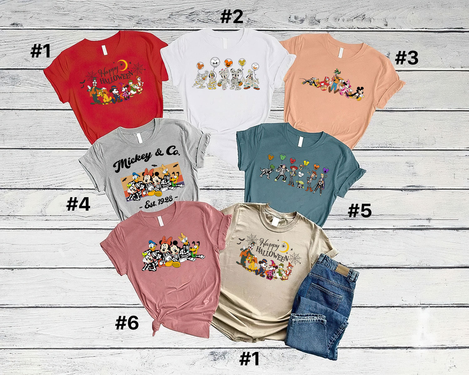 Disney Halloween Shirt, Disney Shirt, Halloween Matching Shirts, Disney Matching Shirts, Disney Trip Shirts, Disneyland Tee DH1907 12