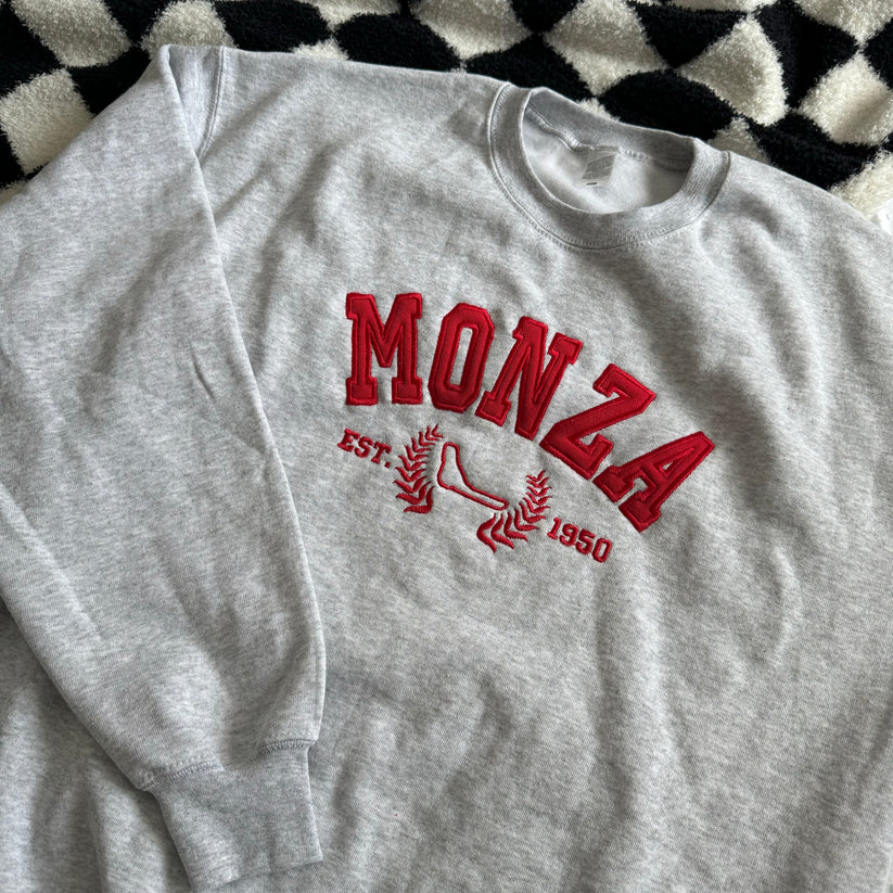 Monza Embroidered Crewneck EM1209T