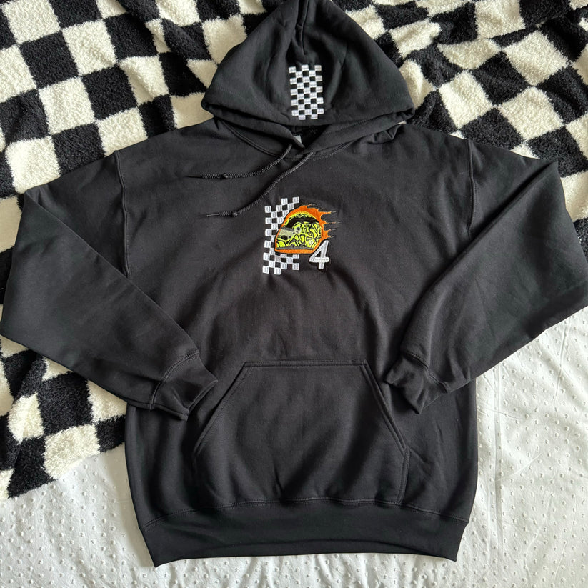 Lando Norris Helmet Embroidered Hoodie EM1209T