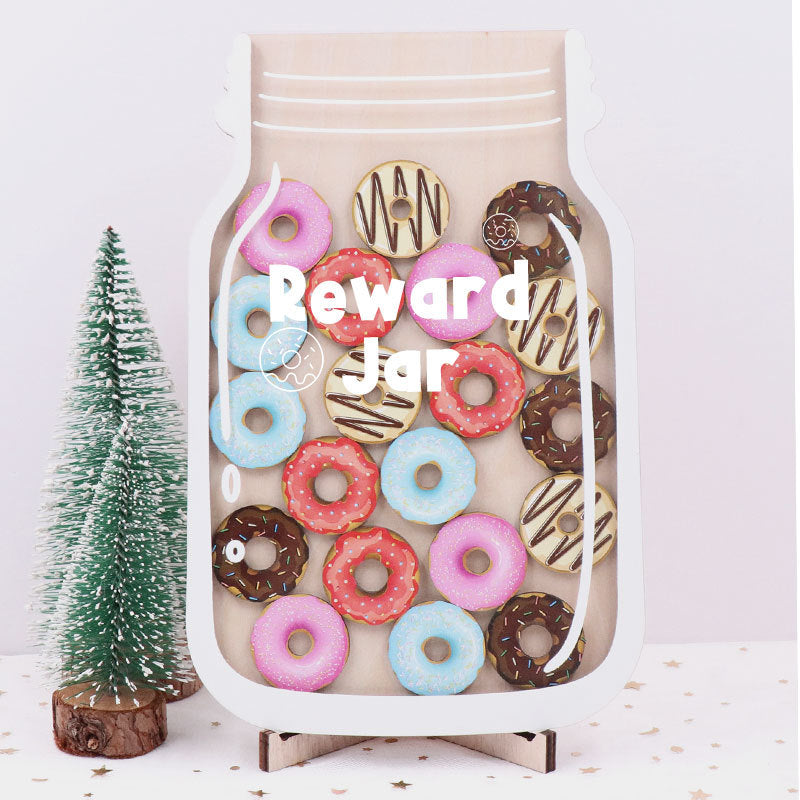 Personalized Fill The Jar With Cute Donuts Teacher Reward Jar rejar