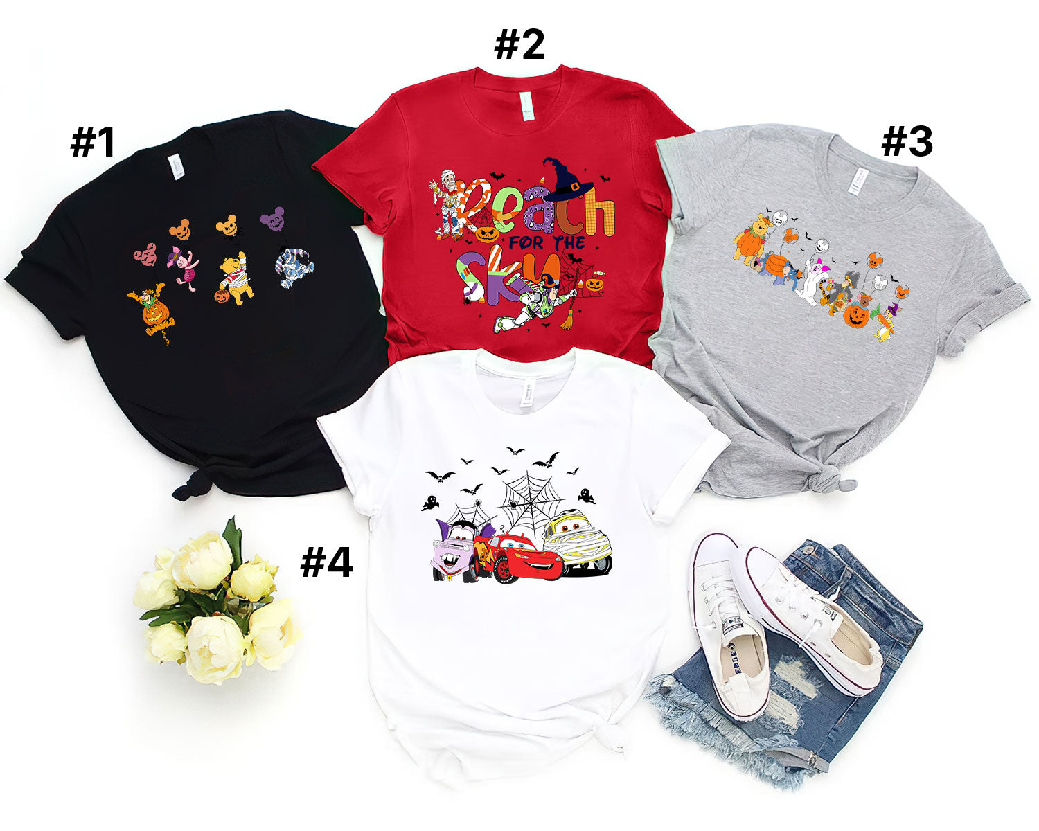 Disney Halloween Shirt, Disney Shirt, Halloween Matching Shirts, Disney Matching Shirts, Disney Trip Shirts, Disneyland Tee DH1907 08