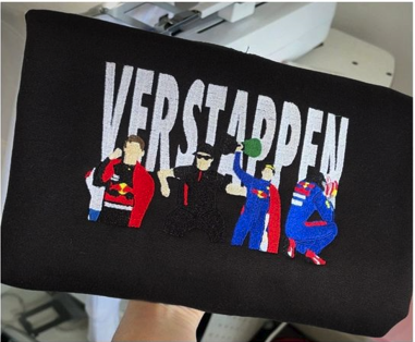 Max Verstappen Embroidered Shirt, Max Verstappen Embroidered Hoodie, Max Verstappen Gift Red Bull Fan Shirt F1 Shirt EM1109T