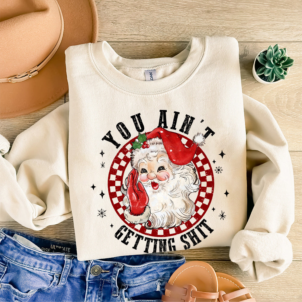 You Aint Getting Shit, Funny Christmas Santa Png, Christmas Png, Christmas Sublimation, Christmas Design, Christmas Design Digital Download S237 091124