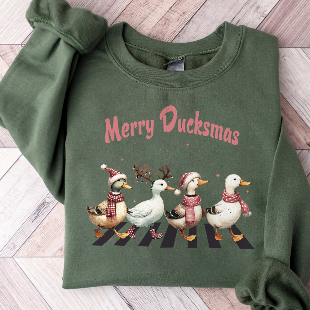 Ducks Christmas Png, Merry Ducksmas Png, Funny Ducks Christmas Sweater, Duck Lover Png, Merry Ducksmas Holiday Png, Gift SNA
