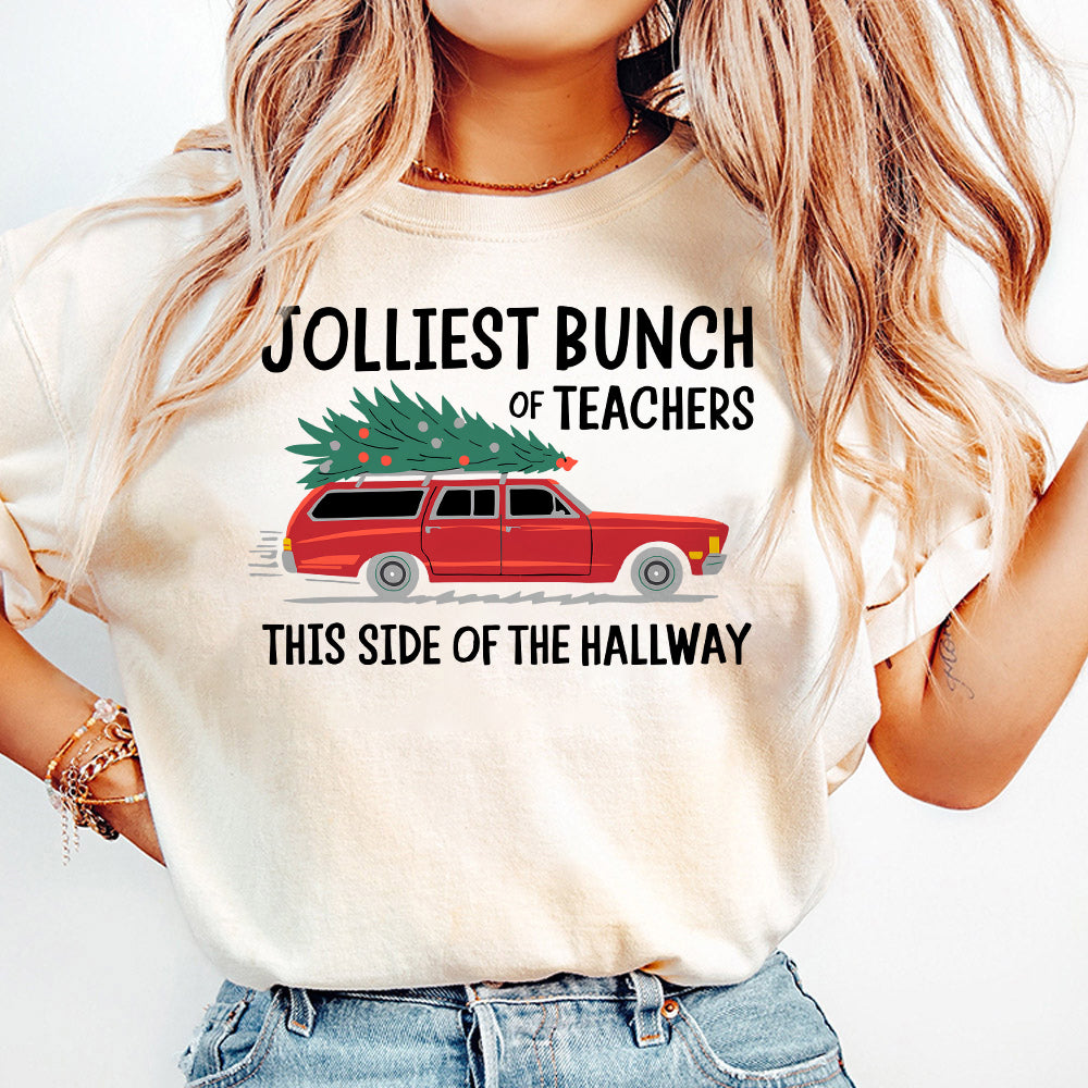 Jolliest Bunch of Teachers Png, Matching Teacher png, Holiday Teacher png, Group Teacher Png, Teacher Christmas Png. S252 den 111124