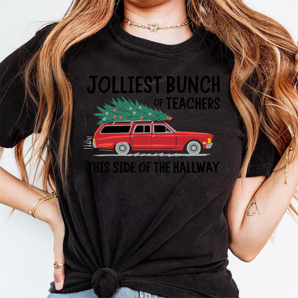 Jolliest Bunch of Teachers Png, Matching Teacher png, Holiday Teacher png, Group Teacher Png, Teacher Christmas Png. S252 den 111124