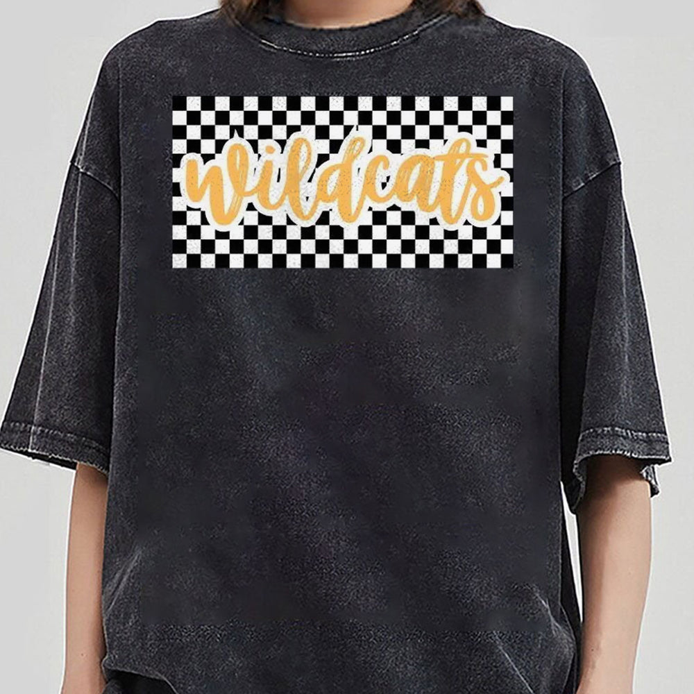 Custom School Mascot Shirt School Spirit Tee Sports Team Name Shirt Game Day Mom T-shirt Personalized School Mascot Colors Youth Sports Tee  TD0809 09