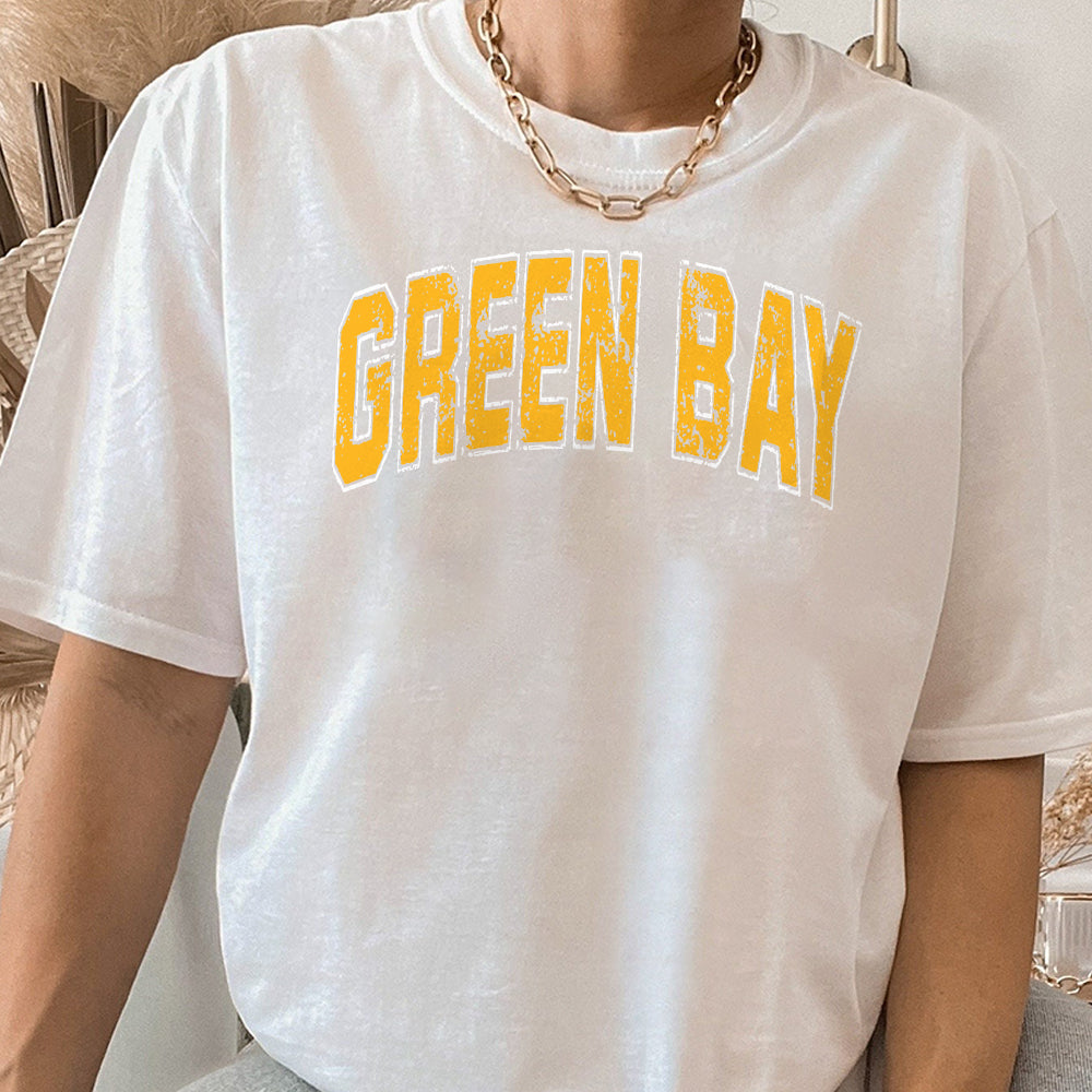 Vintage Green Bay Sweatshirt, Green Bay Football Shirt, Green Bay T-Shirt, Vintage Green Bay Football Women Crewneck, Football Season Shirt DDD