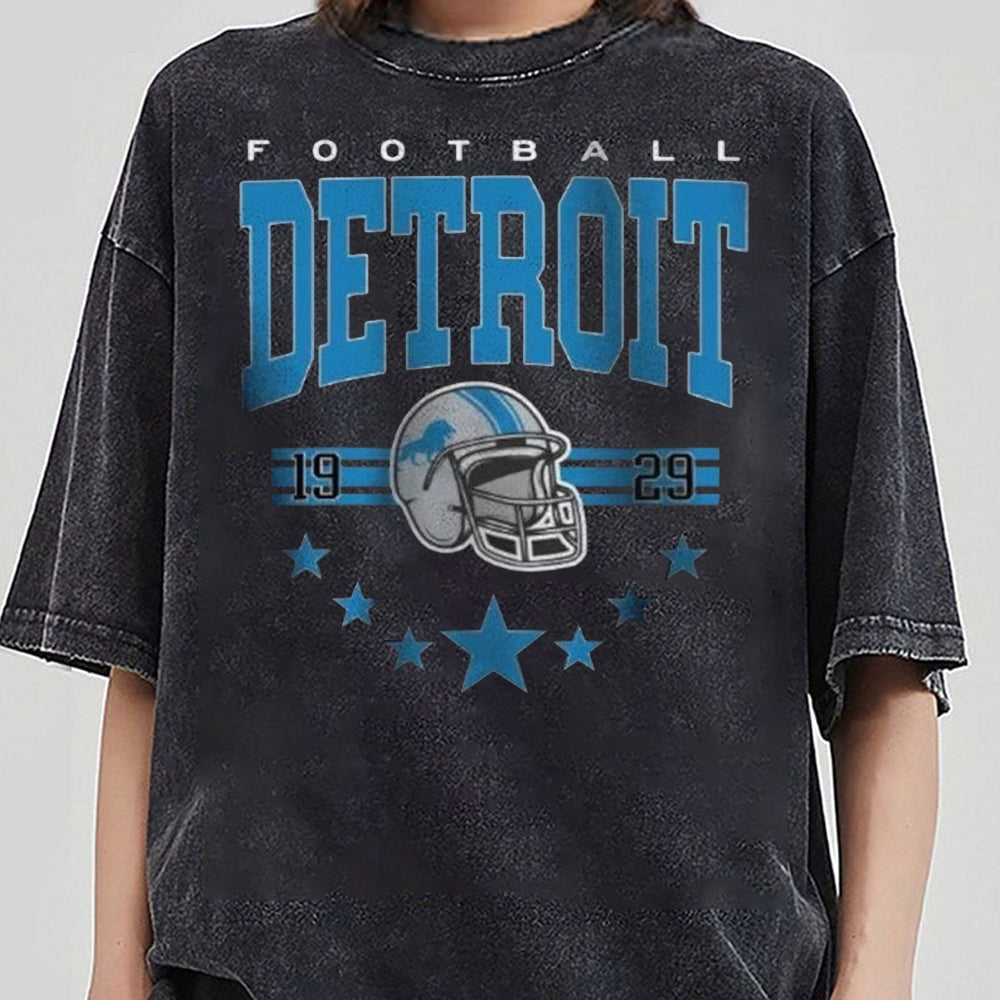Detroit Football Shirt, Detroit Football Sweatshirt, Vintage Style Detroit Football shirt, Sunday Football DDD
