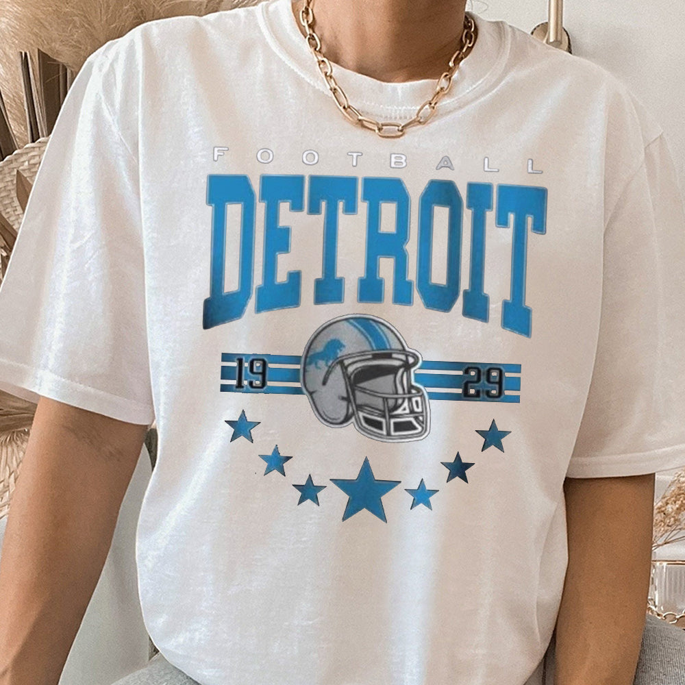 Detroit Football Shirt, Detroit Football Sweatshirt, Vintage Style Detroit Football shirt, Sunday Football DDD