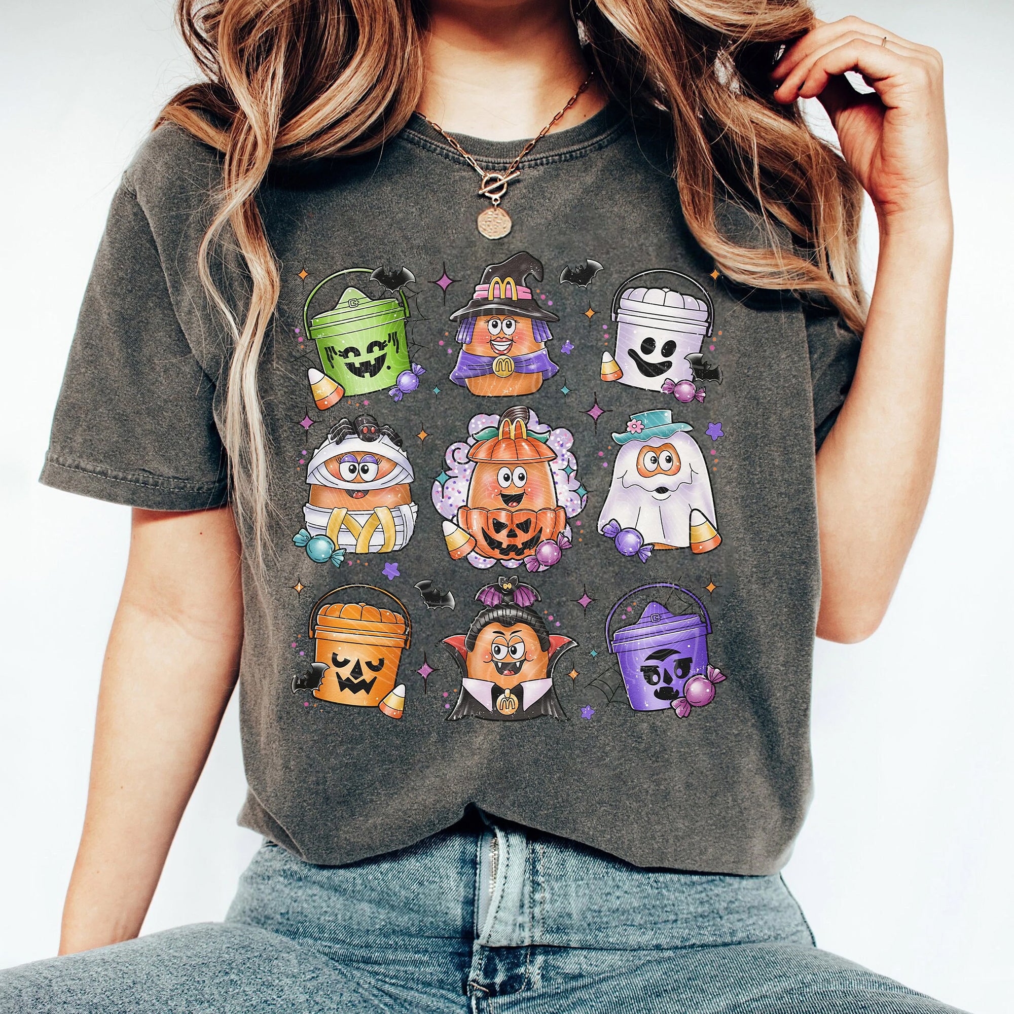 Spooky Nuggets DTF Transfers, Halloween DTF Transfers, Chicken Nuggets DTF Transfers Ready For Press, Heat Press Transfer  DDD