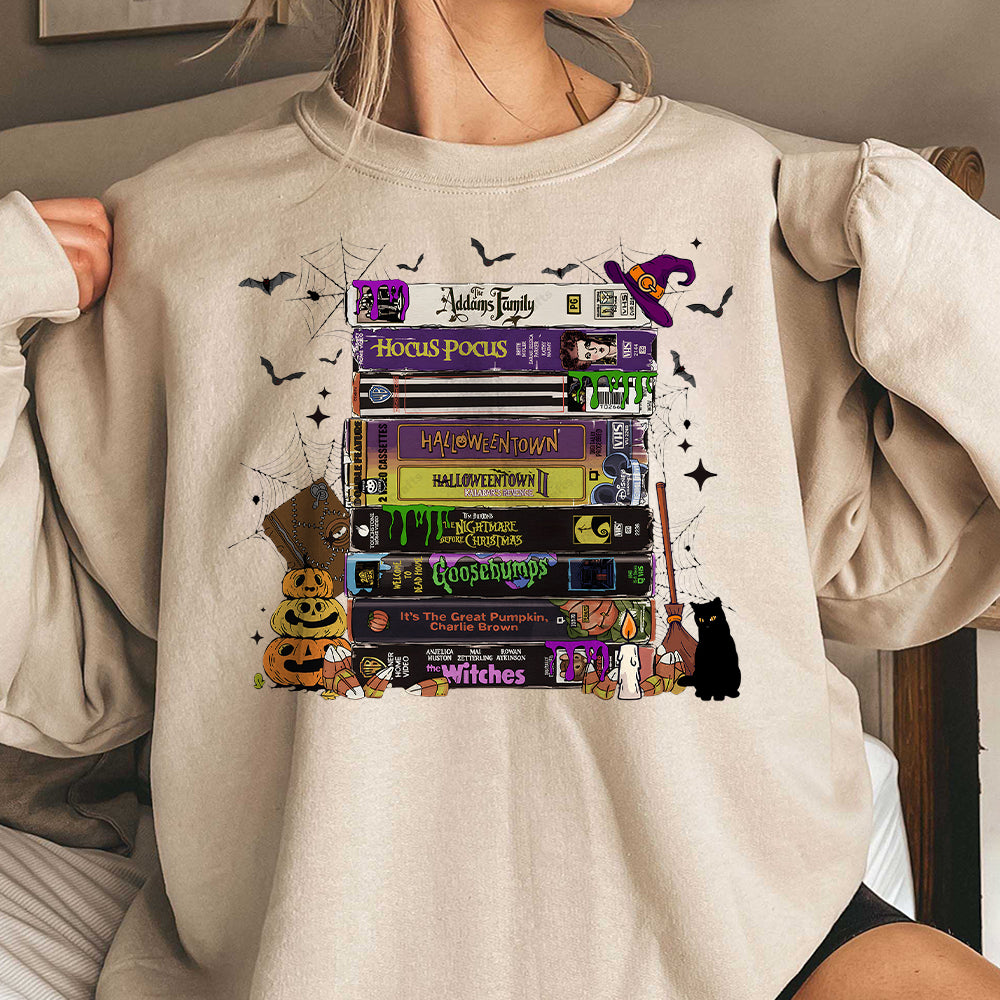 Halloween Movies VHS Shirt, VHS Tapes, Witch Halloween Gift, Halloween  Shirt, 90s VHS Shirt, 90s Style Halloween Shirt, 90s Halloween Shirt CCC