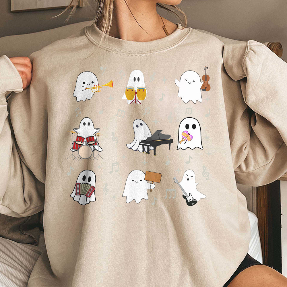 Music Teacher Shirt, Halloween Music Shirt, Halloween Music Teacher Shirt, Music Education T-shirt, Concert Shirt, Music Lover Shirt 1 FFF TDCAO