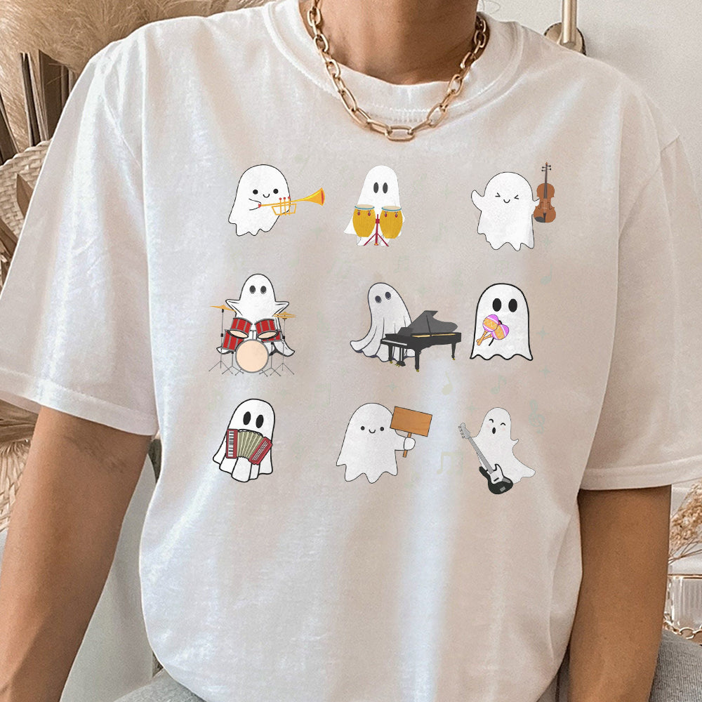 Music Teacher Shirt, Halloween Music Shirt, Halloween Music Teacher Shirt, Music Education T-shirt, Concert Shirt, Music Lover Shirt 1 FFF TDCAO