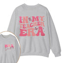 Personalized Name In My Teacher Era Teacher Sweatshirt inmy