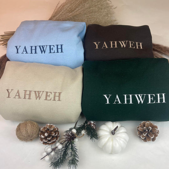 Yahweh Embroidered Sweatshirt EM1709S