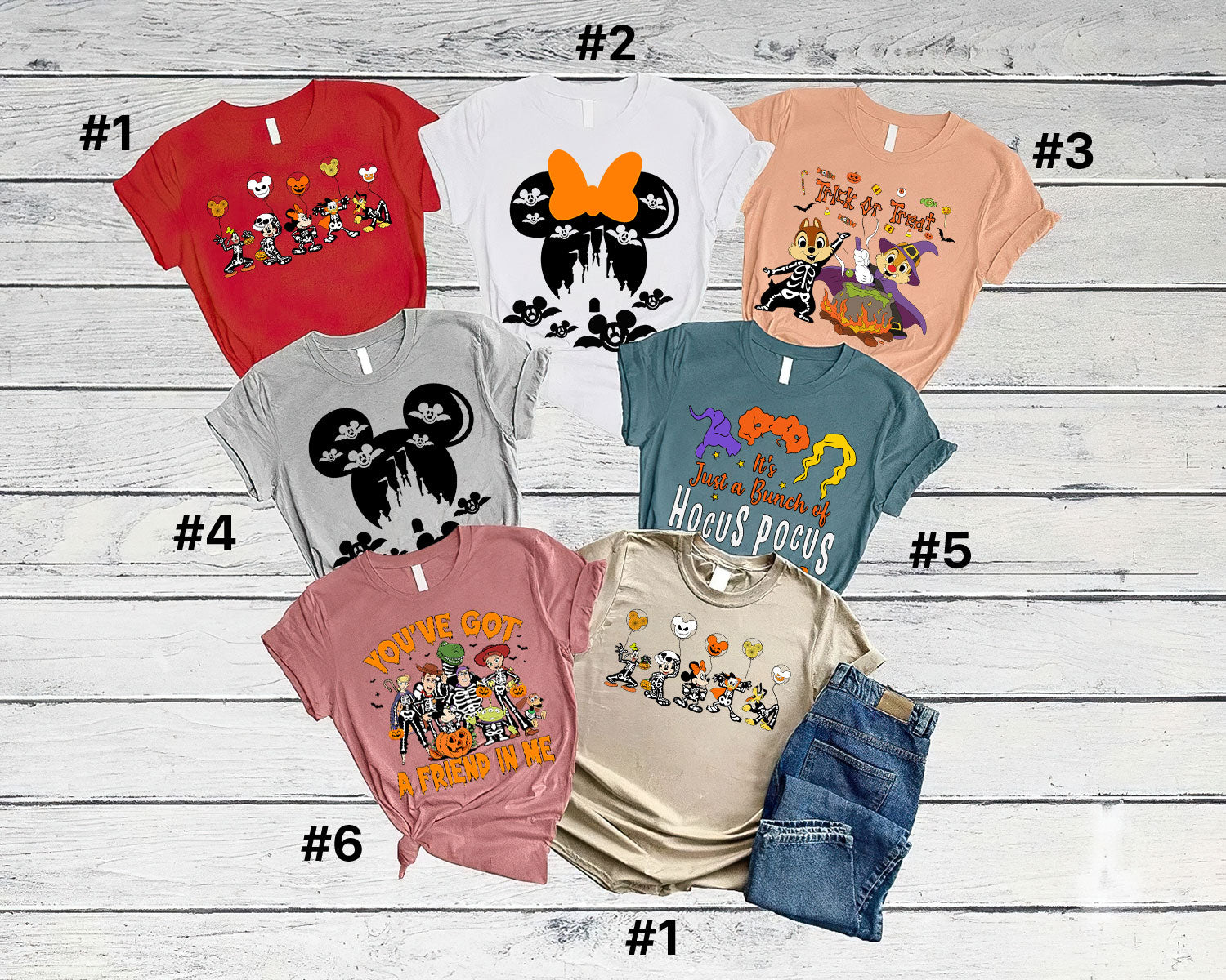 Disney Halloween Shirt, Disney Shirt, Halloween Matching Shirts, Disney Matching Shirts, Disney Trip Shirts, Disneyland Tee DH1907 14