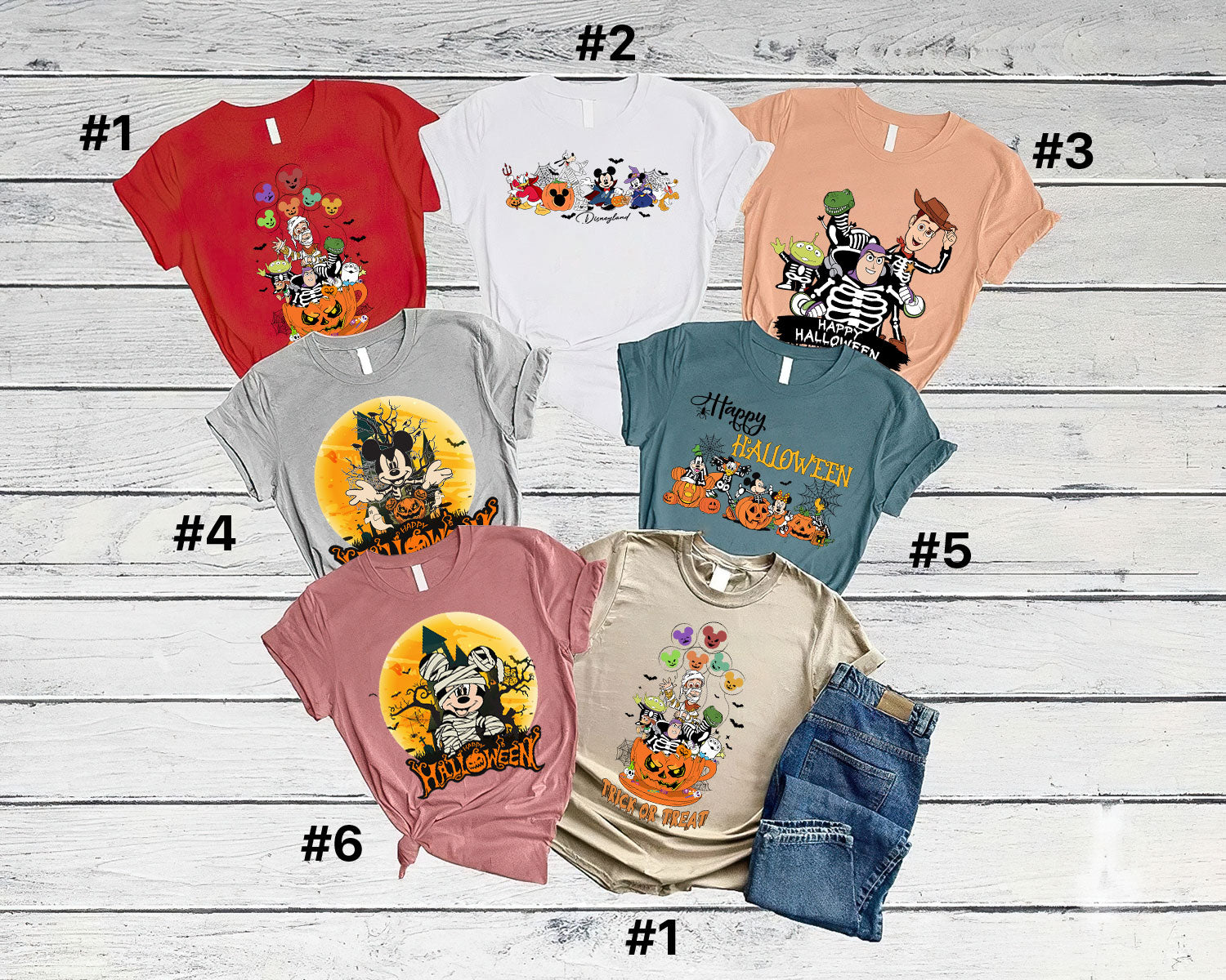 Disney Halloween Shirt, Disney Shirt, Halloween Matching Shirts, Disney Matching Shirts, Disney Trip Shirts, Disneyland Tee DH1907 15
