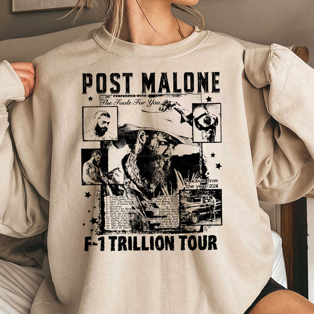 Vintage Post Malone Shirt, Post Malone The F-1 Trillion Album Shirt, Post Malone merch, I had some help, Posty Tee, Post Malone Tour Shirt JJJ TDCAO