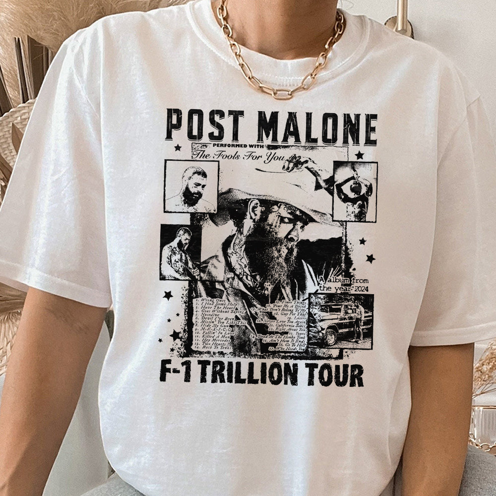 Vintage Post Malone Shirt, Post Malone The F-1 Trillion Album Shirt, Post Malone merch, I had some help, Posty Tee, Post Malone Tour Shirt JJJ TDCAO