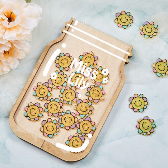 Personalized Fill The Jar With Sunflower Teacher Reward Jar rejar