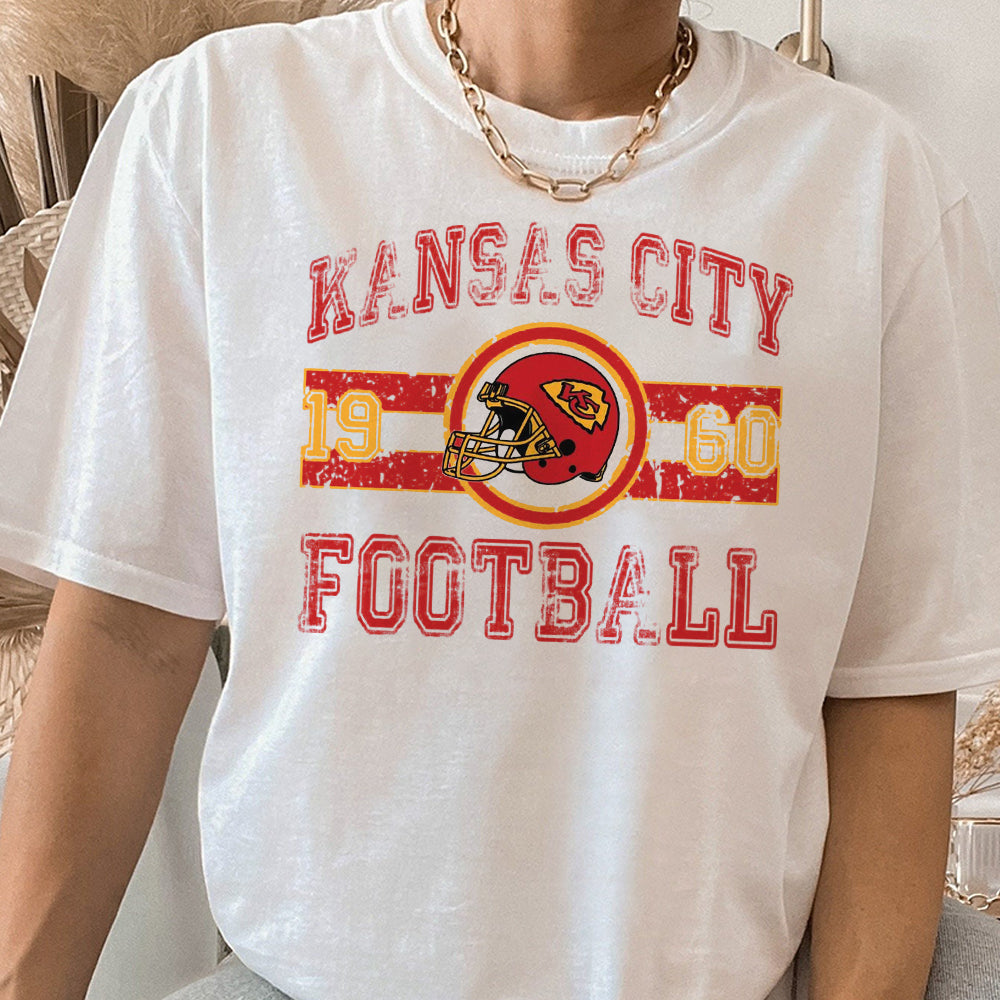 Kansas City Football Apparel Sweatshirt, Match Days Sweatshirt, Kansas Game Day Sweatshirt, Football Crewneck, Sports Fans Gift 2 DDD