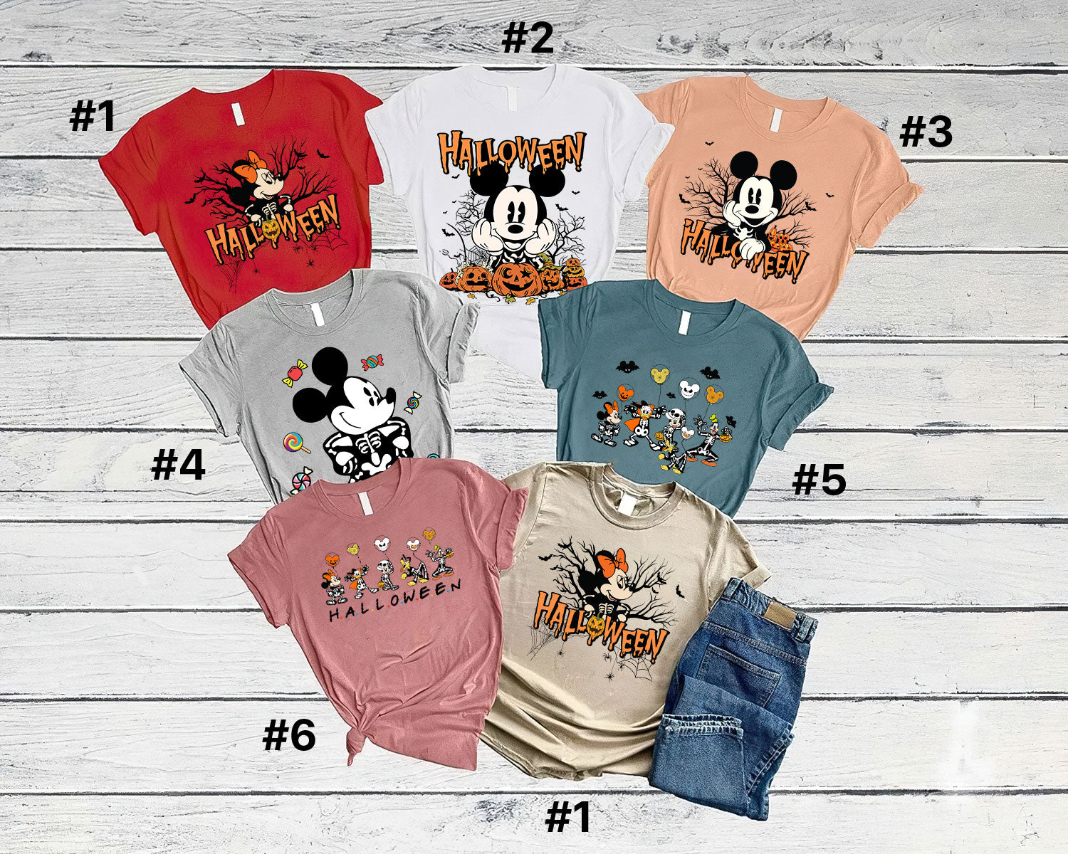 Disney Halloween Shirt, Disney Shirt, Halloween Matching Shirts, Disney Matching Shirts, Disney Trip Shirts, Disneyland Tee DH1907 03