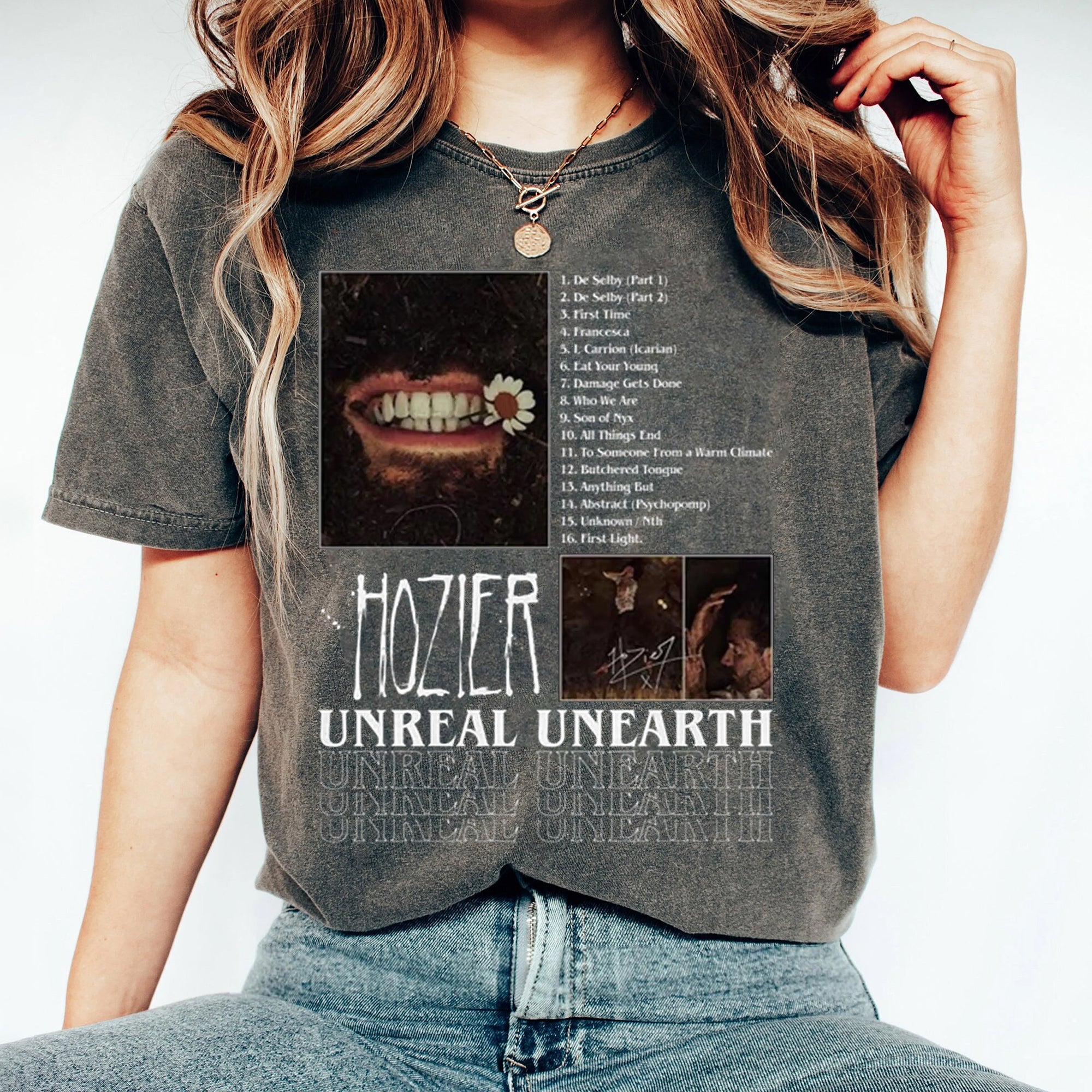 Hozier Sweatshirt, 2024 Music Concert, Hozier Tour 2024, 2024 Tour T-Shirt, Hozier Tour Shirt, Unreal Unearth Shirt, Unreal Unearth Tour EEE