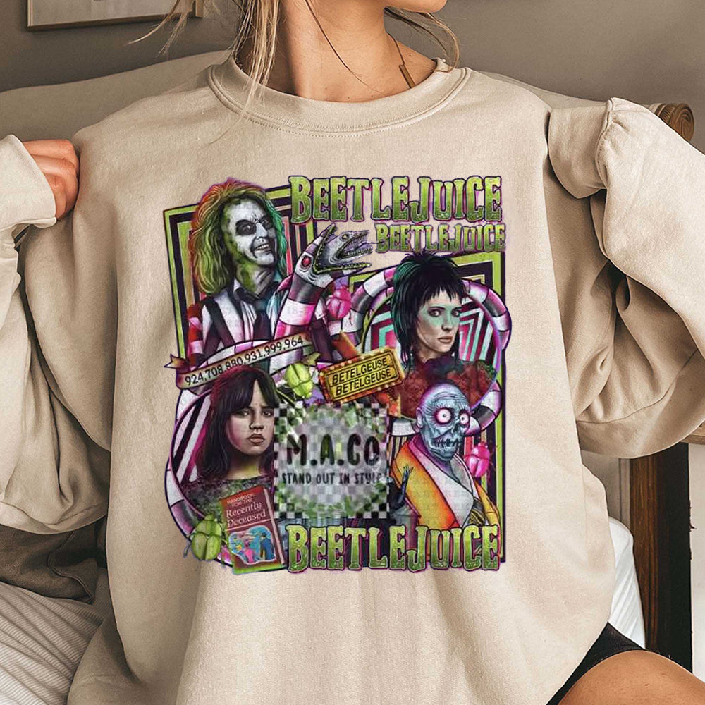 Beetlejuice Halloween Tshirt beetleguise shirt Beetlejuice 1988 Movie T-Shirt, Horror Beetlejuice Shirt, Beetlejuice Halloween Shirt  5 AAA