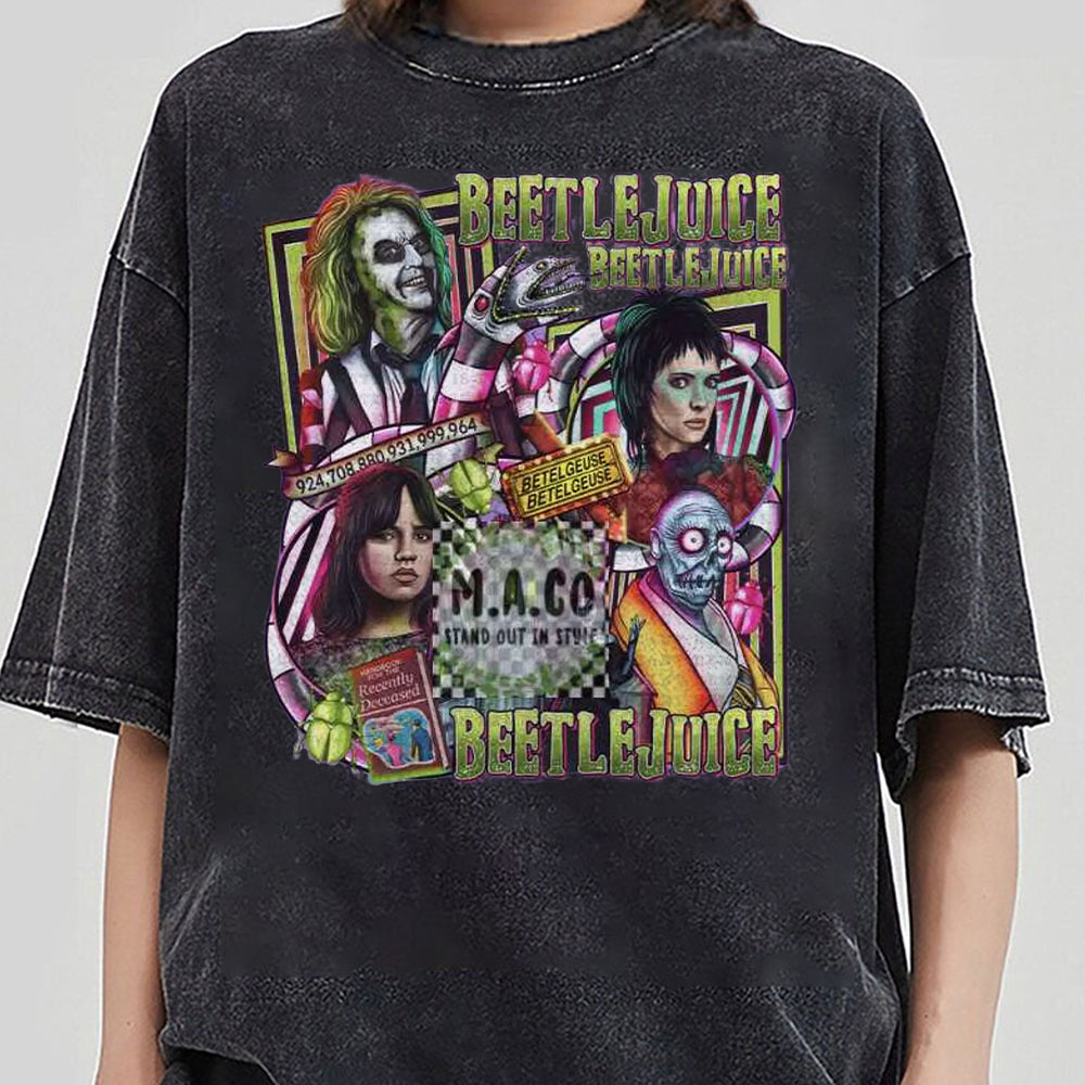 Beetlejuice Halloween Tshirt beetleguise shirt Beetlejuice 1988 Movie T-Shirt, Horror Beetlejuice Shirt, Beetlejuice Halloween Shirt  5 AAA