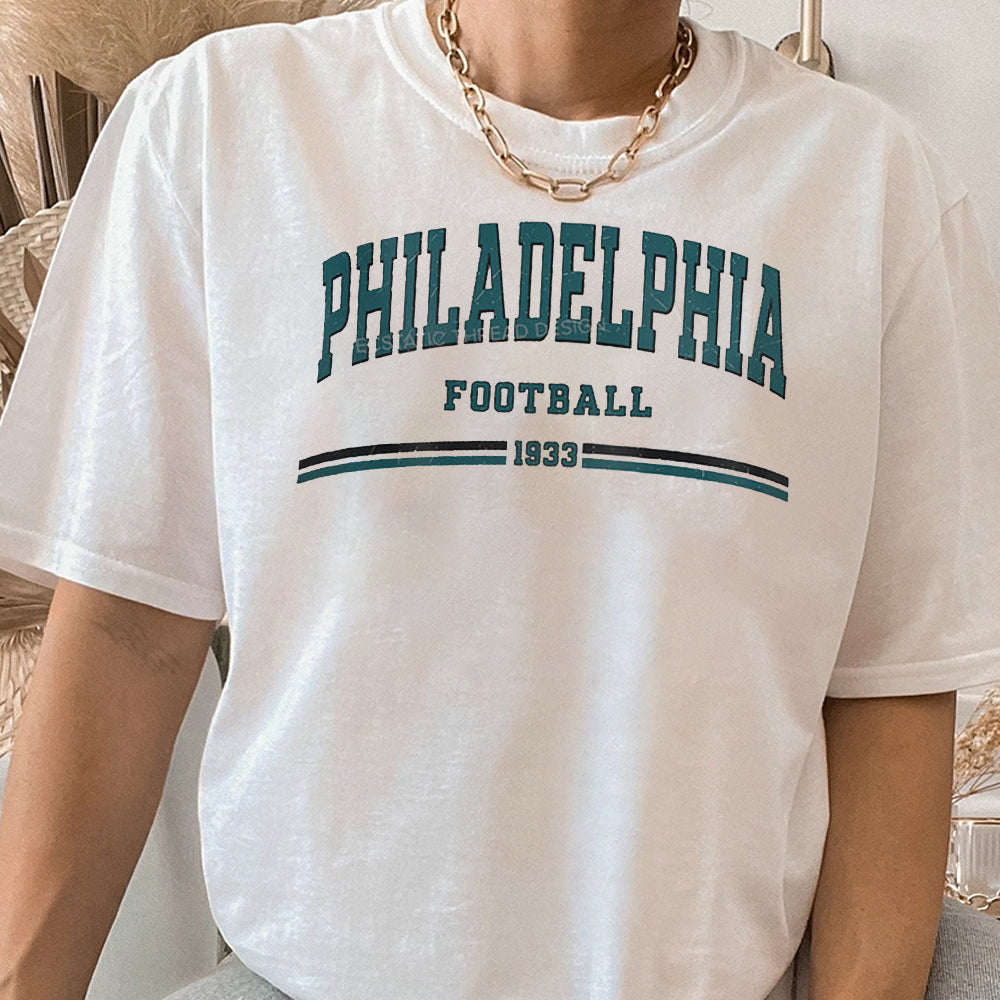 Vintage Philadelphia Football Shirt Long Sleeve, Distressed Philadelphia Football Tshirt, s, Bird Gang, For Women & Men KKK