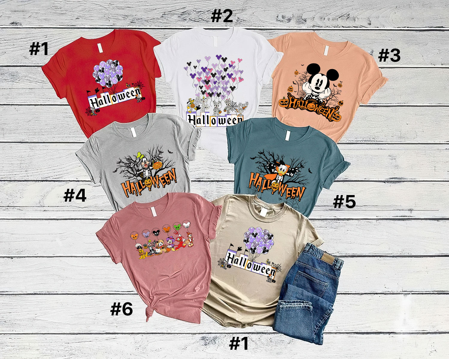 Disney Halloween Shirt, Disney Shirt, Halloween Matching Shirts, Disney Matching Shirts, Disney Trip Shirts, Disneyland Tee DH1907 05