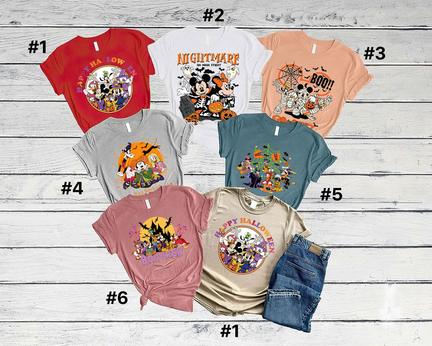 Disney Halloween Shirt, Disney Shirt, Halloween Matching Shirts, Disney Matching Shirts, Disney Trip Shirts, Disneyland Tee DH1907 06
